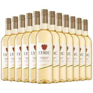 Shoprite Liquor Nederburg lyric sauvignon blanc & chenin blanc white wine bottles 12 x 750ml offer