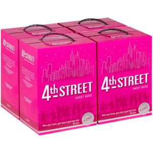 Shoprite Liquor 4th street sweet rosé wine boxes 4 x 5l offer