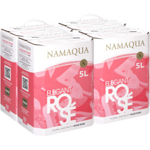Shoprite Liquor Namaqua elegant rosé wine boxes 4 x 5l offer