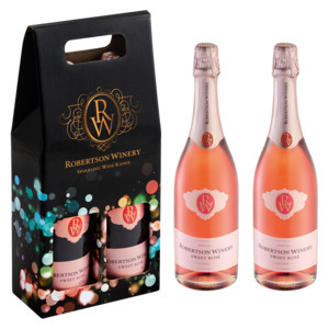 Shoprite Liquor Robertson winery sweet rosé sparkling wine gift pack 2 x 750ml offer
