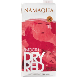 Shoprite Liquor Namaqua dry red wine carton 1l offer