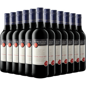 Shoprite Liquor Robertson winery chapel sweet red wine bottles 12 x 750ml offer
