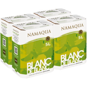 Shoprite Liquor Namaqua blanc de blanc white wine boxes 4 x 5l offer