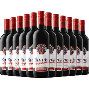 The saints raphael smooth red wine bottles 12 x 750ml