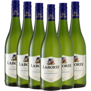 Laborie sauvignon blanc white wine bottles 6 x 750ml