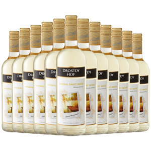 Shoprite Liquor Drostdy hof natural sweet white wine bottles 12 x 750ml offer