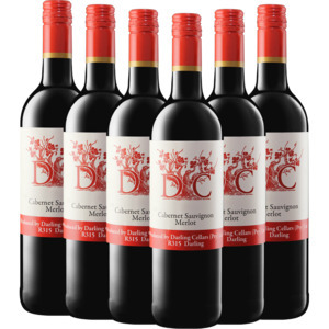 Shoprite Liquor Darling cellars cabernet sauvignon/merlot red wine bottles 6 x 750ml offer