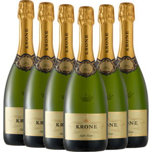 Krone night nectar demi-sec white wine bottles 6 x 750ml