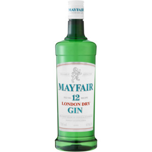 Mayfair london dry gin bottle 750ml