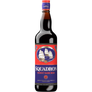 Squadron finest dark rum bottle 750ml