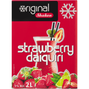 Original shaken iced strawberry daiquiri cocktail box 2l offer at ...