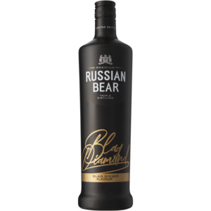 Russian bear blaq diamond ginger spirit aperitif bottle 750ml
