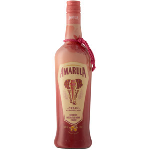 Amarula raspberry chocolate & african baobab cream liqueur bottle 750ml