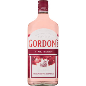 Gordon's pink berry spirit aperitif bottle 750ml