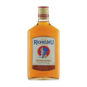 Richelieu international premium brandy bottle 375ml
