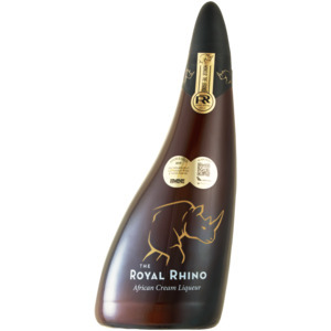 The royal rhino african cream liqueur bottle 750ml