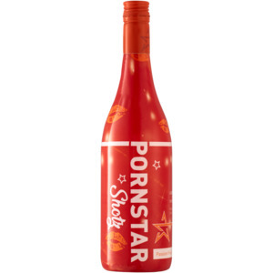 Pornstar shotz passion fruit & vanilla flavoured liqueur bottle 750ml