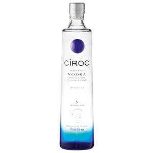 Cîroc vodka bottle 750ml