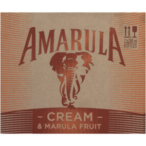 Shoprite Liquor Amarula cream and marula fruit cream liqueur bottles 12 x 200ml offer