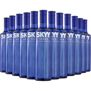 Shoprite Liquor Skyy vodka bottles 12 x 750ml offer