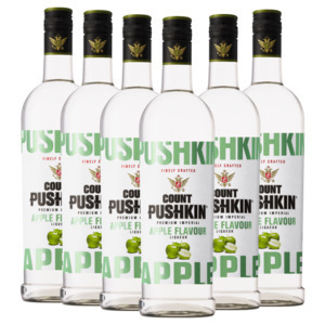 Shoprite Liquor Count pushkin apple liqueur 6 x 750ml offer