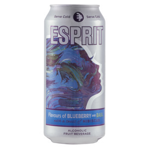 Esprit blueberry & basil cooler can 440ml