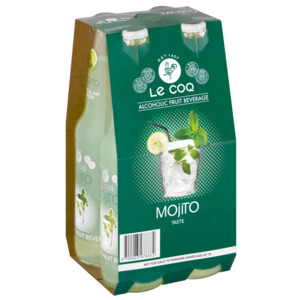 Shoprite Liquor Le coq mojito alcoholic fruit cocktail bottles 4 x 330ml offer