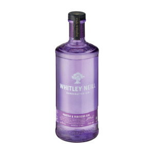 Whitley neill protea & hibiscus dry gin bottle 750ml