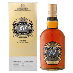 Chivas regal 15 year old blended scotch whisky bottle 750ml