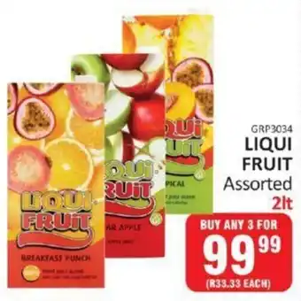 KitKat Cash and Carry Liqui Fruit assorted buy any 3 for offer