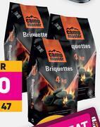 Game Camp master briquettes-for 3 x 4kg offer