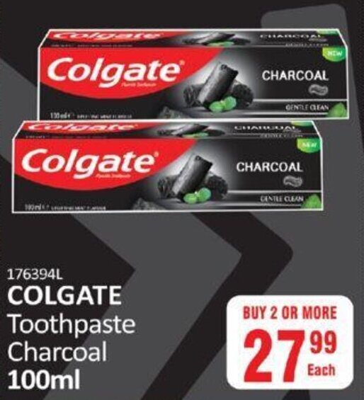 Colgate Toothpaste Charcoal 100ml buy 2 or more offer at KitKat Cash