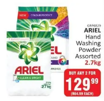 KitKat Cash and Carry Ariel Hand Washing Powder assorted 2.7kg buy any 2 for offer