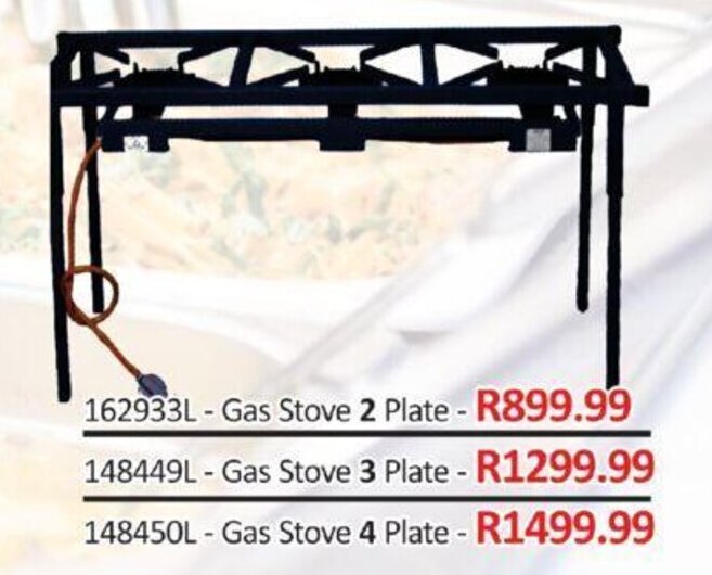 162933L Gas Stove 2 Plate offer at KitKat Cash and Carry