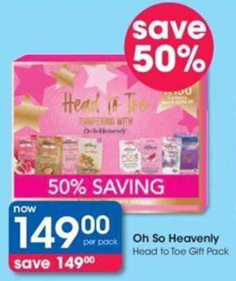 Clicks Oh So Heavenly Head to Toe Gift Pack offer