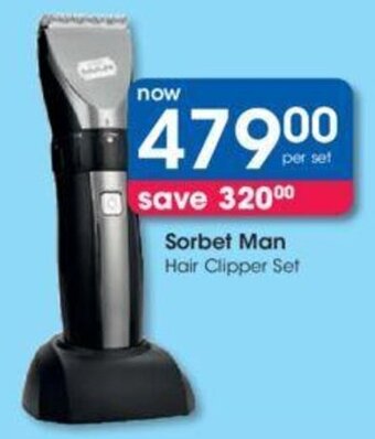 Clicks Sorbet Man Hair Clipper Set offer