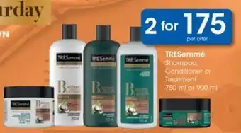 Clicks Tresemmé Shampoo or Conditioner 2 x 750ml or 900ml offer