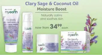 Clicks Myearth Clary Sage & Coconut Oil offer