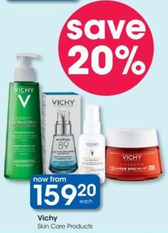 Vichy Skin Care Products offer at Clicks