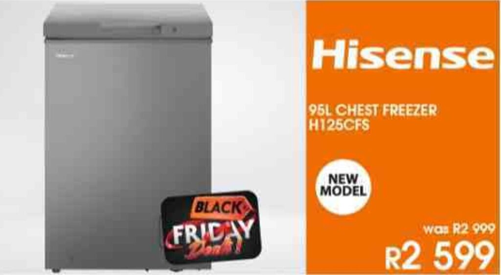 Hisense 95L Chest Freezer H125CFS offer at Tafelberg Furnishers