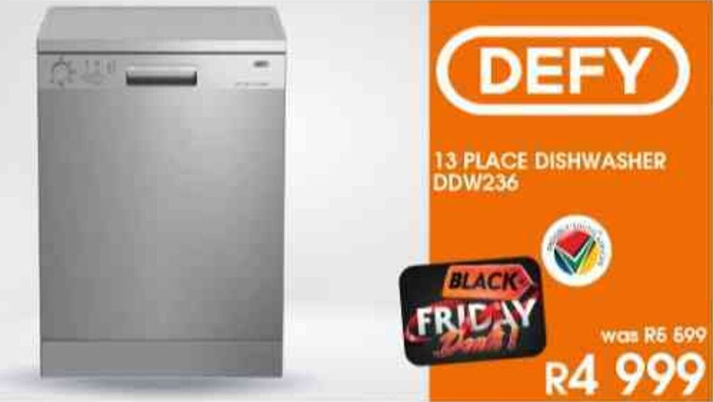 Defy 13 Place Dishwasher DDW236 offer at Tafelberg Furnishers