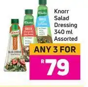 Game Knorr salad dressing assorted-for 3 x 340ml offer