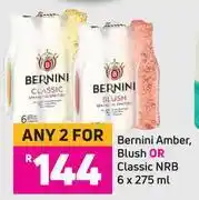 Game Bernini amber, blush or classic nrb-for any 2 x 6 x 275ml offer