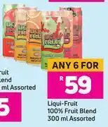 Game Liqui fruit 100% fruit blend assorted-for any 6 x 300ml offer
