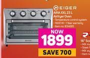 Game Eiger aria xxl 23l air fryer oven offer