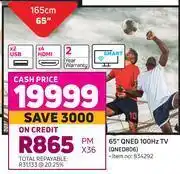 Game Lg 65" (165cm) qned 100hz tv qned806 offer