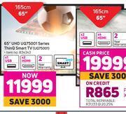 Game Lg 65" (165cm) uhd uq75001 series thinq smart tv offer