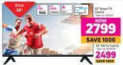 Game Hisense 32" (81cm) smart tv 32a4h offer