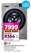Game Lg 8.5kg front loader washing machine f2v5gyp2te-aptqesa offer