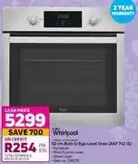 Game Whirlpool 60cm built in eye level oven akp 742 ix offer
